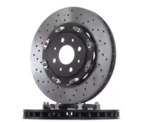 Image of BREMBO Brake disc ABARTH 09.B085.13 51885455,51962983 Brake rotor,Brake discs,Brake rotors