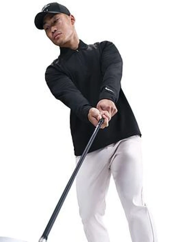 Image of Nike Therma-FIT Victory Golf Top Mens - Black Male S