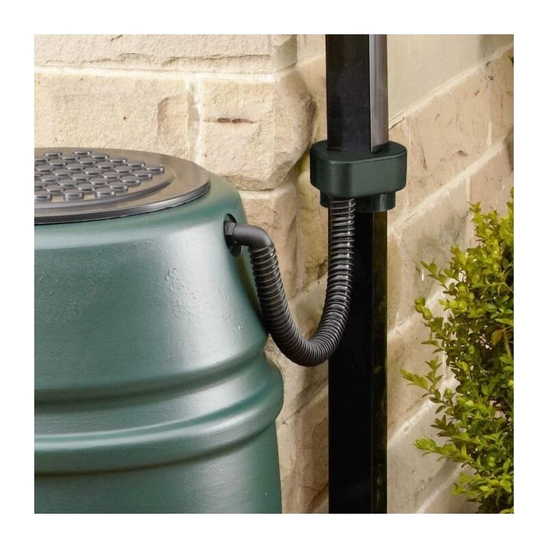 Image of Straight Harcostar Universal Rain Trap Diverter in Green Blister Pack HSRDKITGRN