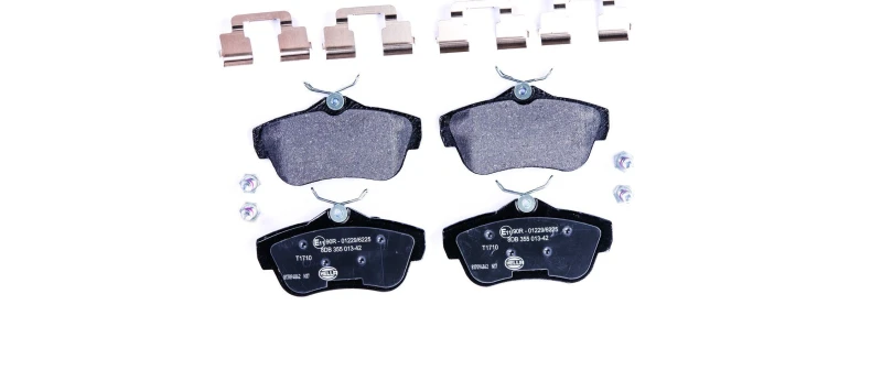 Image of HELLA Brake pad set HELLA 8DB 355 013-421