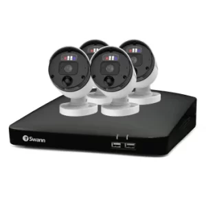 image of Swann 4 Camera 4K Ultra HD Pro Series NVR CCTV System with 2TB HDD