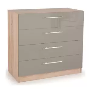 image of Kensington 4 Drawer Chest Grey