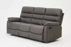 Image of Maxwell Air Leather 3 Seater Recliner Sofa