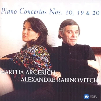 image of Martha Argerich - Mozart: Piano Concertos Nos. 10, 19 & 20 CD