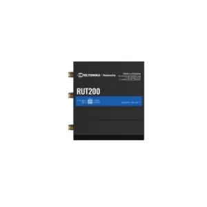 Image of Teltonika RUT200 Wireless Router Fast Ethernet 4G Black