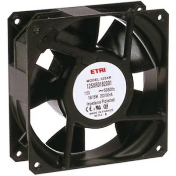 image of Axial fan 115 V AC 2640 lmin L x W x H 119 x 119 x 38.9mm Ec