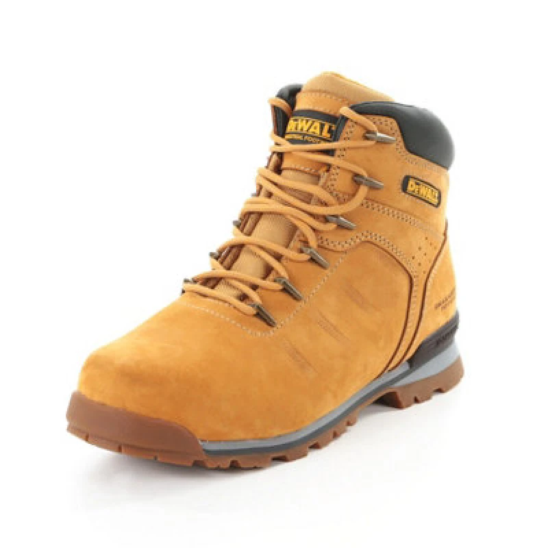 Image of DEWALT Carlisle 6 Eyelet Nubuck Safety Boots (Honey) (Uk 12)