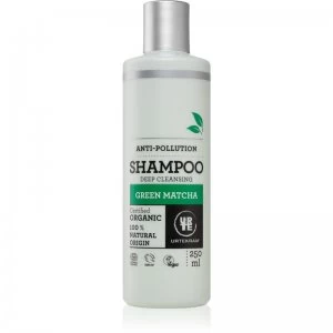 Image of Urtekram Green Matcha Hair Shampoo For Deep Cleansing 250ml