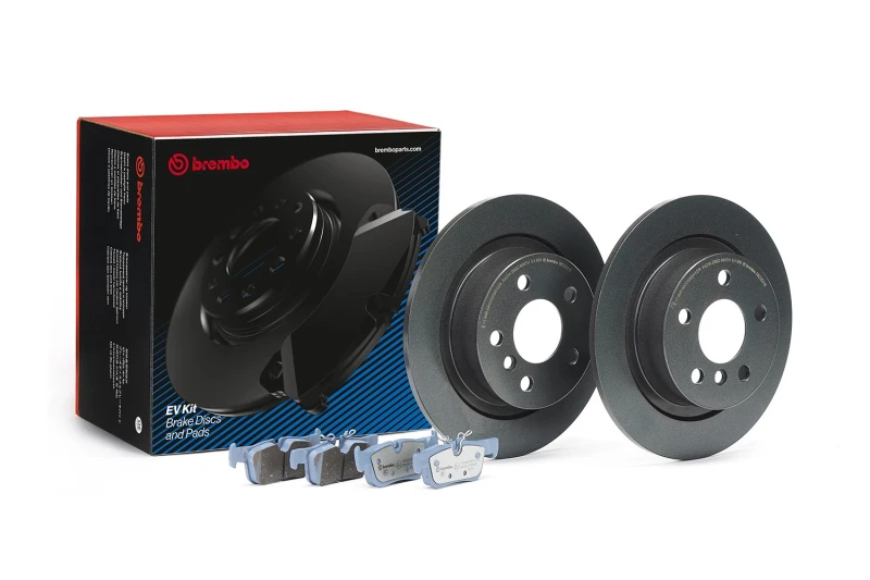 Image of BREMBO Brake discs and pads set BREMBO KT 08 012