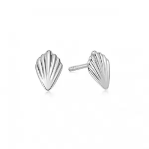 image of Palm Stud Sterling Silver Earrings WE04_SLV