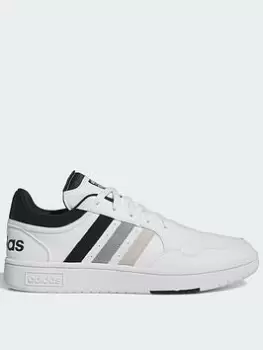 Image of adidas Sportswear Mens Hoops 3.0 Trainers - White, Size 11, Men