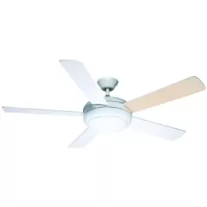 Image of Cristal Record Randy Ceiling Fan with Light 132cm White