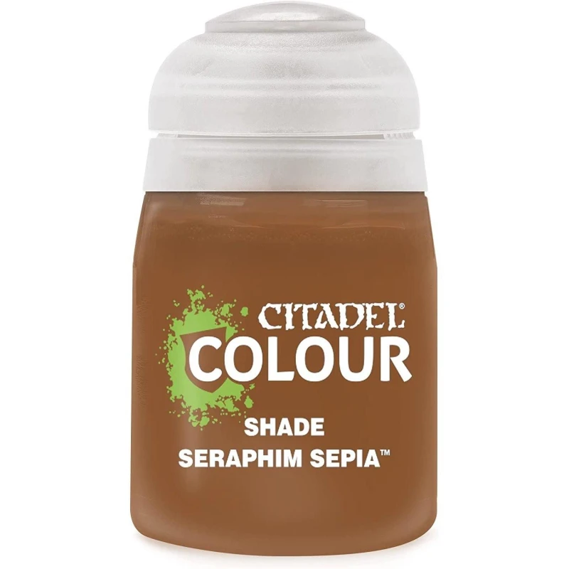 Image of Citadel Games Workshop Colour Shade: Seraphim Sepia (18ml) Paint Multi