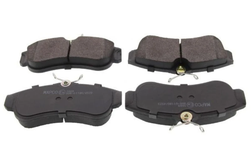 Image of MAPCO 6344 Brake pad set Front Axle, with anti-squeak plate Brake Pad Set,disc brake (402)