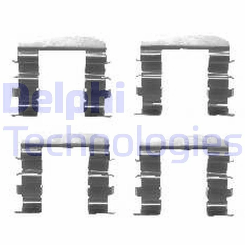 Image of DELPHI Brake pad fitting kit DELPHI LX0461