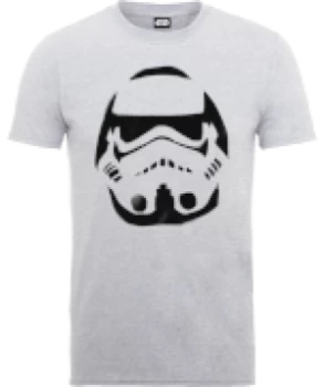 Image of Star Wars Paint Spray Stormtrooper T-Shirt - Grey - L