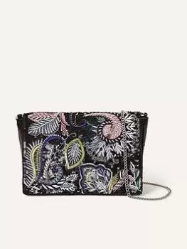 image of Accessorize Paisley Foldover Clutch