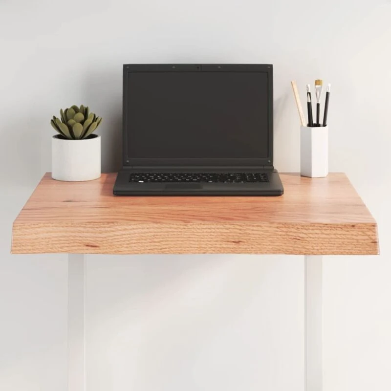Image of VIDAXL Vidaxl - Table Top Light Brown 60x60x(2-6) cm Treated Solid Wood Live Edge 8720845816582
