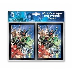 image of Justice League 80 Count Trading Card Sleeve Pack