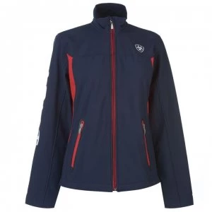 Image of Ariat Ladies New Team Soft Shell Jacket - Navy