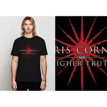 Image of Chris Cornell - Higher Truth Unisex Large T-Shirt - Black