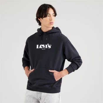 Levis Relaxed Vintage Logo Hoodie - Black