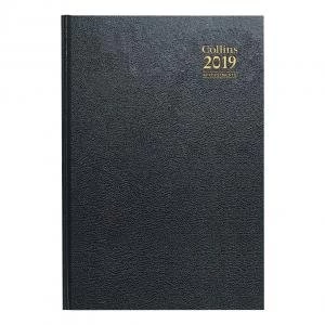 image of Collins A53 2019 A5 Appointment Diary Day to A Page Assorted Colours