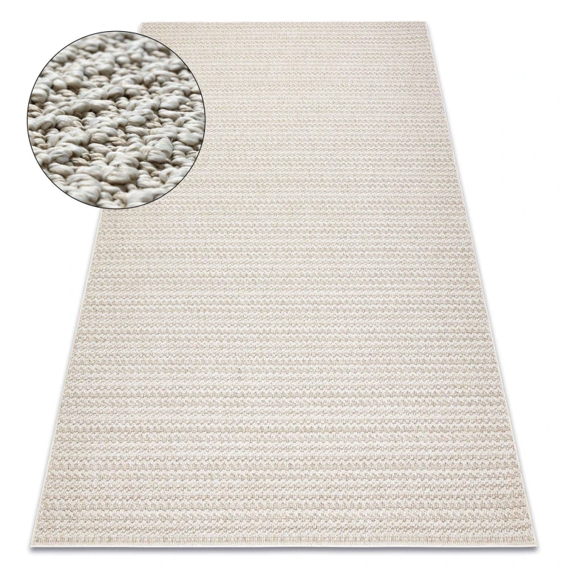 Image of RugsX Carpet Jersey 19236 Beige - Structural, Loop Boho 120X170 Cm