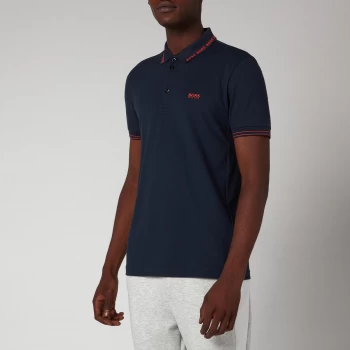 Image of Hugo Boss Athleisure Golf Paule Polo Shirt Navy Size 2XL Men