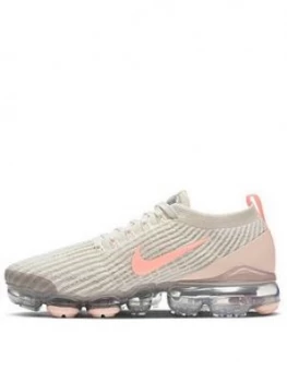 image of Nike Air VaporMax Flyknit 3 - Cream/White, Size 3, Women