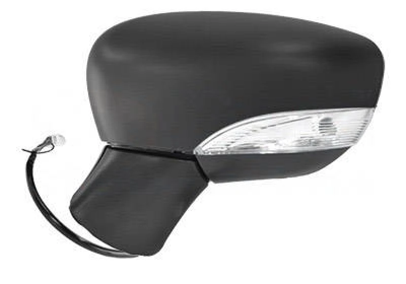 Image of VAN WEZEL 3336805 Wing mirror * HAGUS * Left, black, for electric mirror adjustment, Rough Outside Mirror (50)