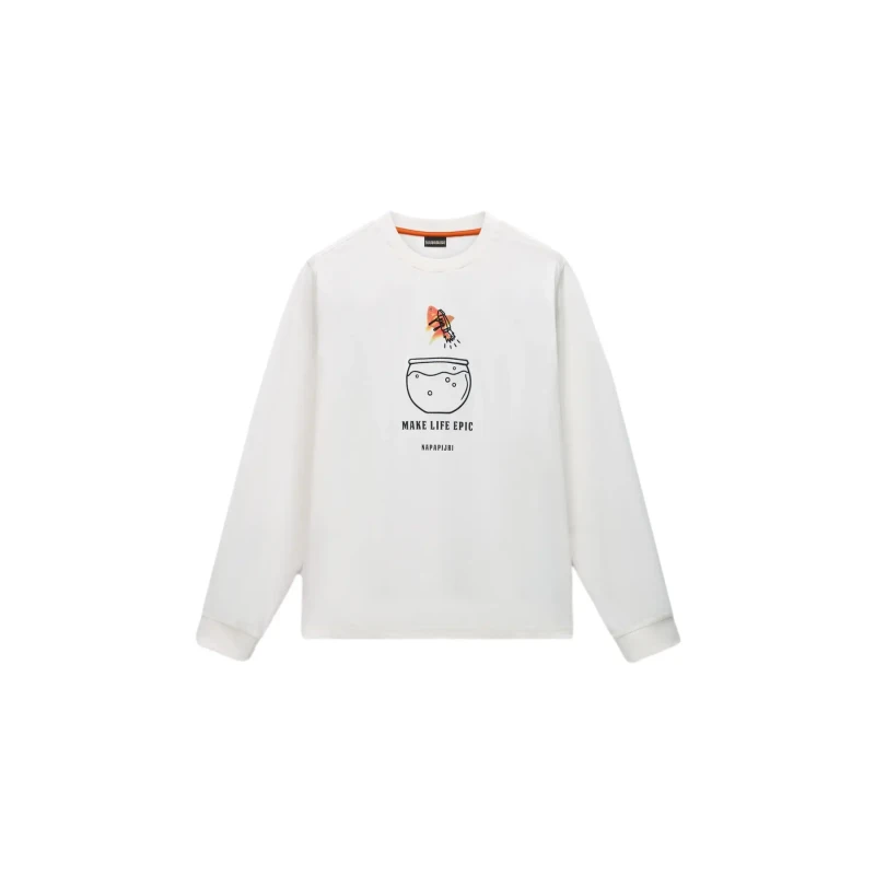 Image of Sweatshirt Napapijri Sol Blanc Male L