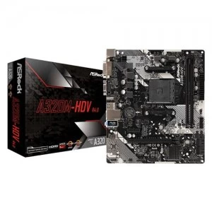 image of ASRock A320M HDV R3.0 AMD Socket AM4 Motherboard