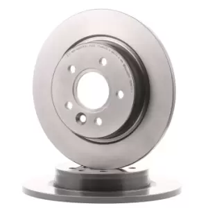 Image of PAIR PAINTED BREMBO BRAKE DISCS 08.9975.11