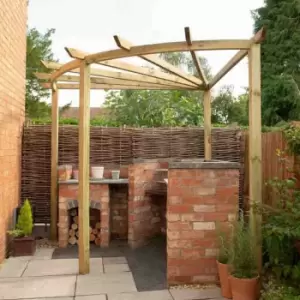 image of Forest Garden Radial Pergola