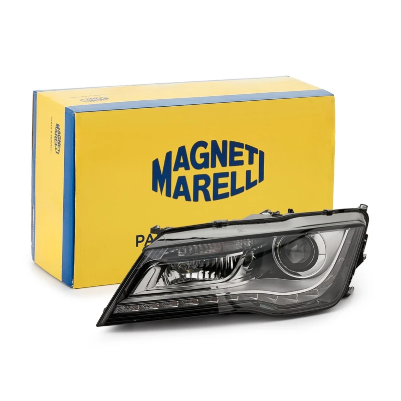 Image of MAGNETI MARELLI 711307023475 Headlights H8, Left, without glow discharge lamp, Bi-Xenon Headlight (259)