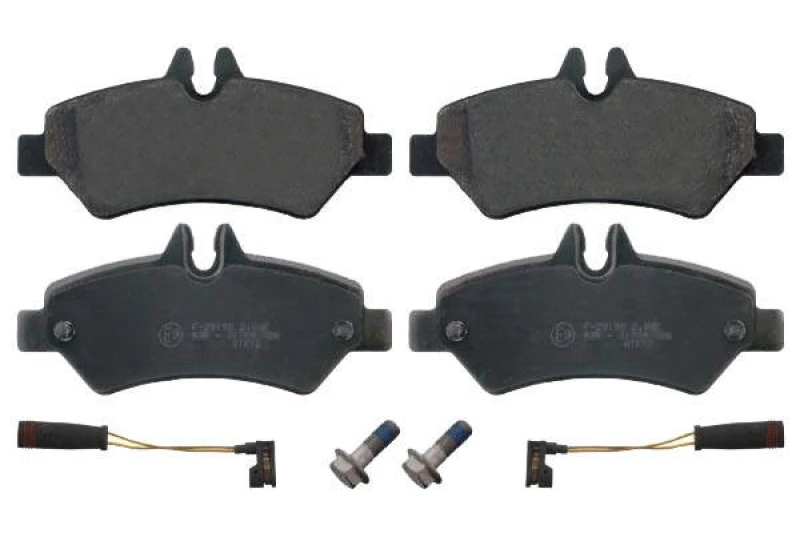 Image of SWAG 10 91 6708 Brake pad set Rear Axle, incl. wear warning contact, with fastening material Brake Pad Set,disc brake (402)