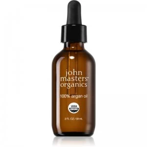 image of John Masters Organics 100% Argan Oil 100% Argan Oil for Face, Hair & Body 59ml