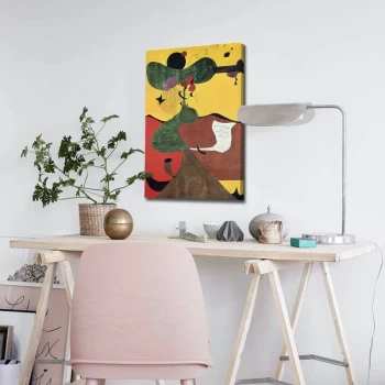 Image of 4570ABSC - 033 Multicolor Decorative Canvas Painting