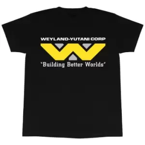 Image of Alien Mens Building Better Worlds T-Shirt (3XL) (Black)