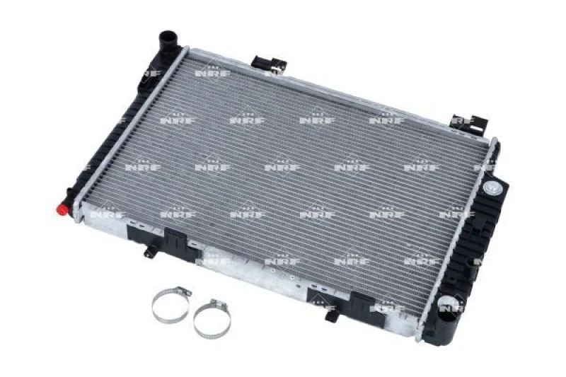 Image of NRF 51284 Engine radiator EASY FIT Brazed cooling fins, Aluminium, with mounting parts Aluminium Radiator,engine cooling (470)