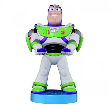 image of Toy Story 4 Collectible Buzz Lightyear 8" Cable Guy Controller and Smartphone Stand