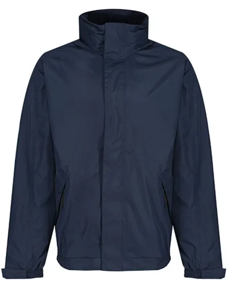 Image of Regatta TRW297 Mens Waterproof & Windproof Dover Fleece Lined Padded Jacket XL- Chest 43-44' (109-112cm) Dark Grey/Dark Green TRW297-4X5-XL