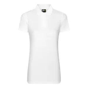 PRO RTX Womens/Ladies Pro Piqu Polo Shirt (4XL) (White)