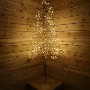 Image of Snowtime 180cm Champagne Gold Firework Tree 480 Warm White LEDs