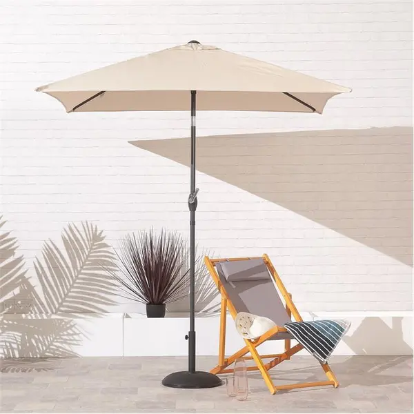 image of Suntime 2m Square Garden Sun Parasol - Beige One Size