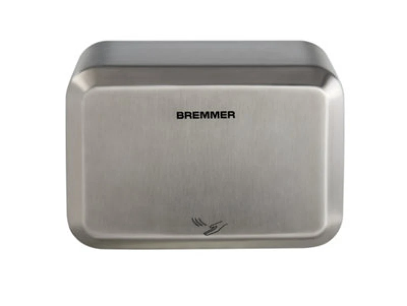 Image of Bremmer Nano Blade Compact Hand Dryer Brushed Steel