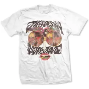 image of Jefferson Airplane - Lips Unisex Small T-Shirt - White