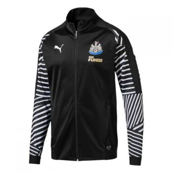 Puma Newcastle United Stadium Jacket 2018 2019 - Black/White