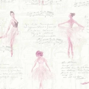 Image of Arthouse Wallpaper Pirouette Pink